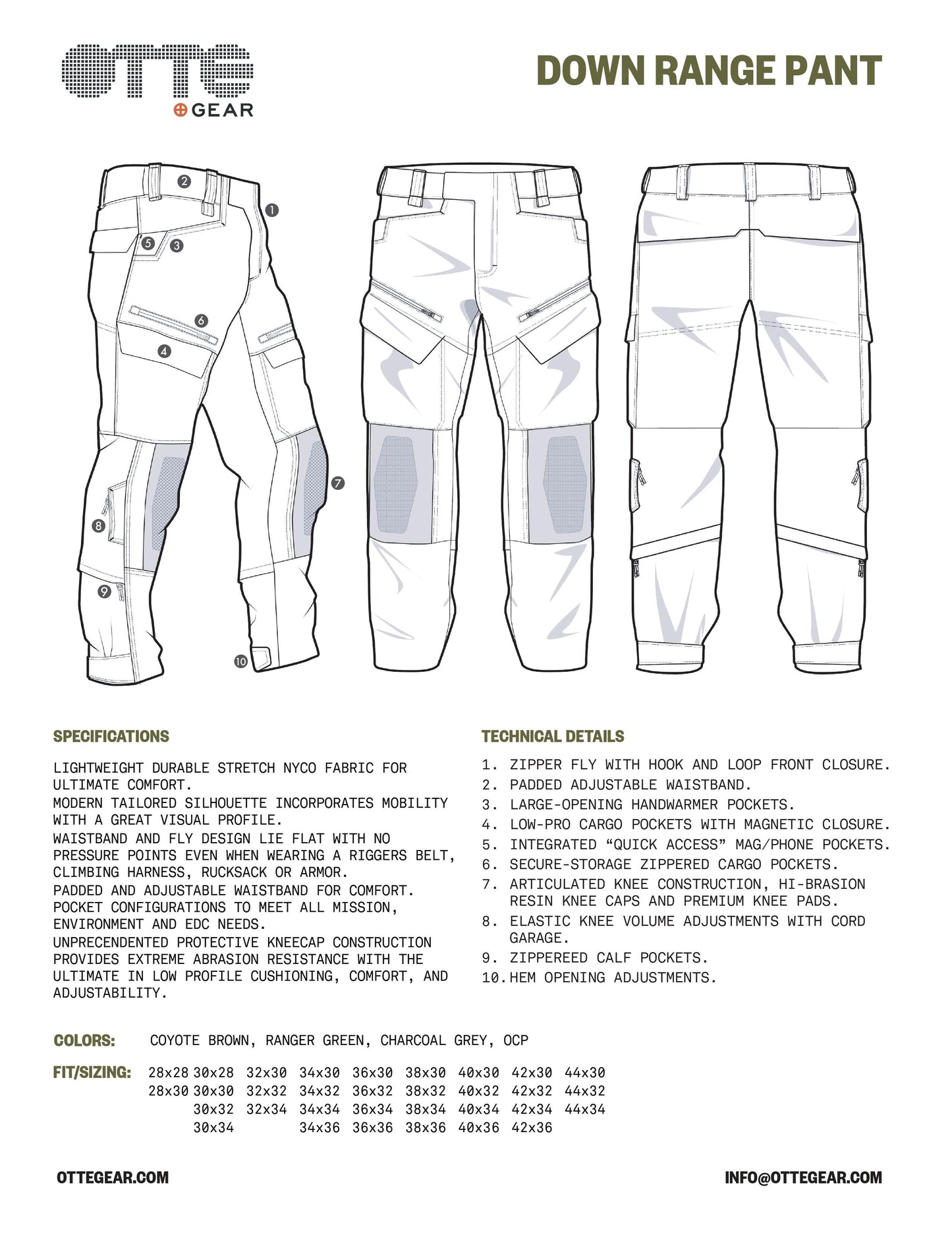 OTTE Gear Down Range Pant