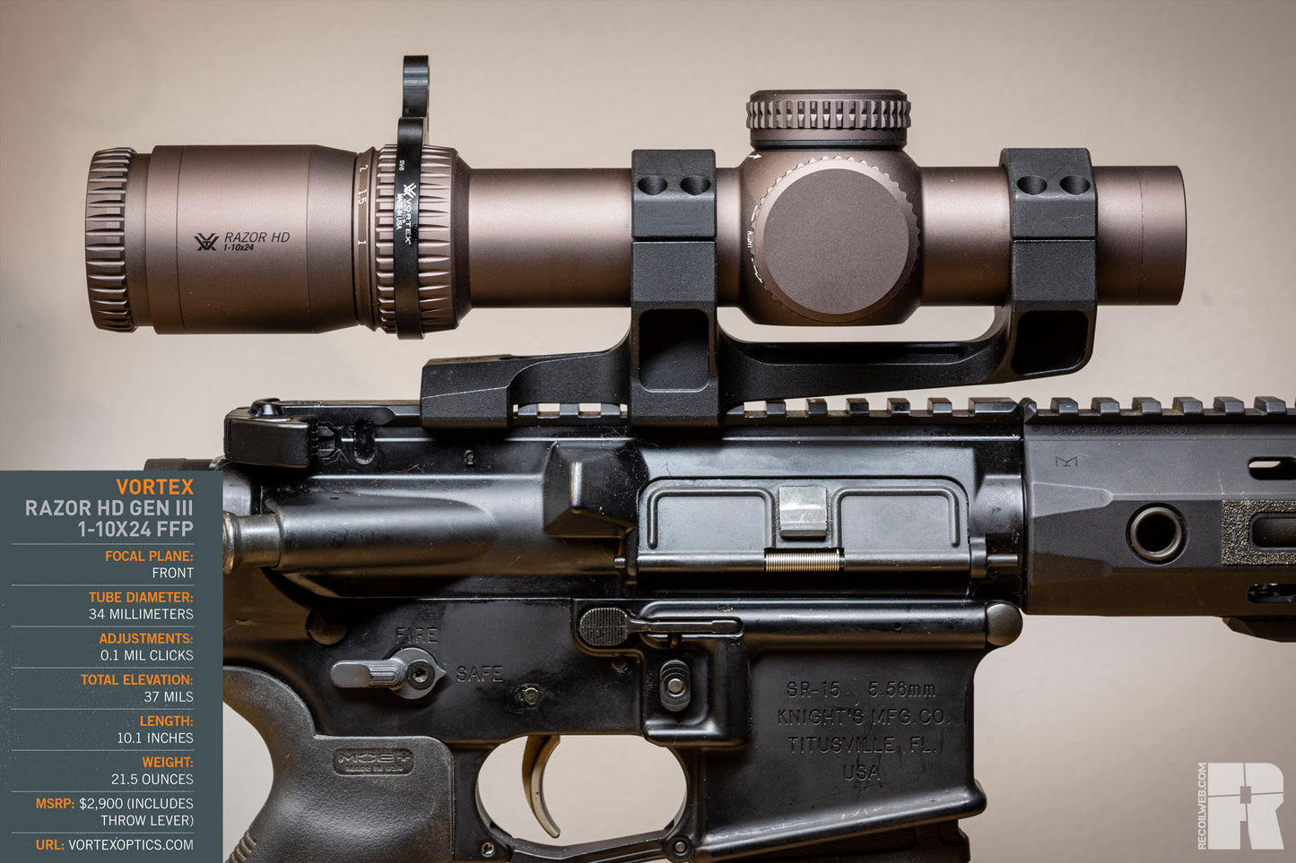 Vortex Optics RAZOR® HD GEN III 1-10X24 FFP